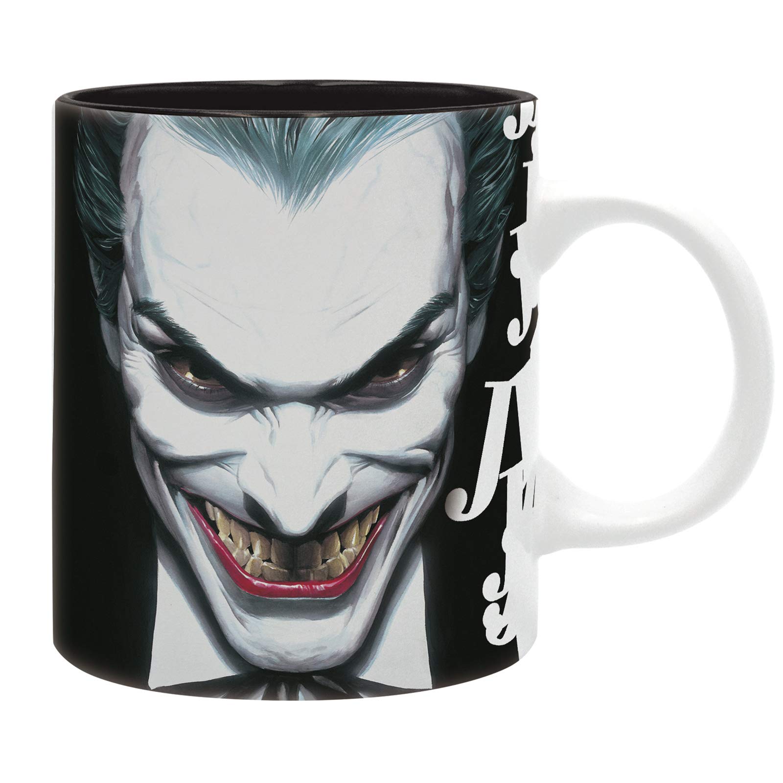 Abystyle Black Dc Comics Batman Joker Laughing Mug