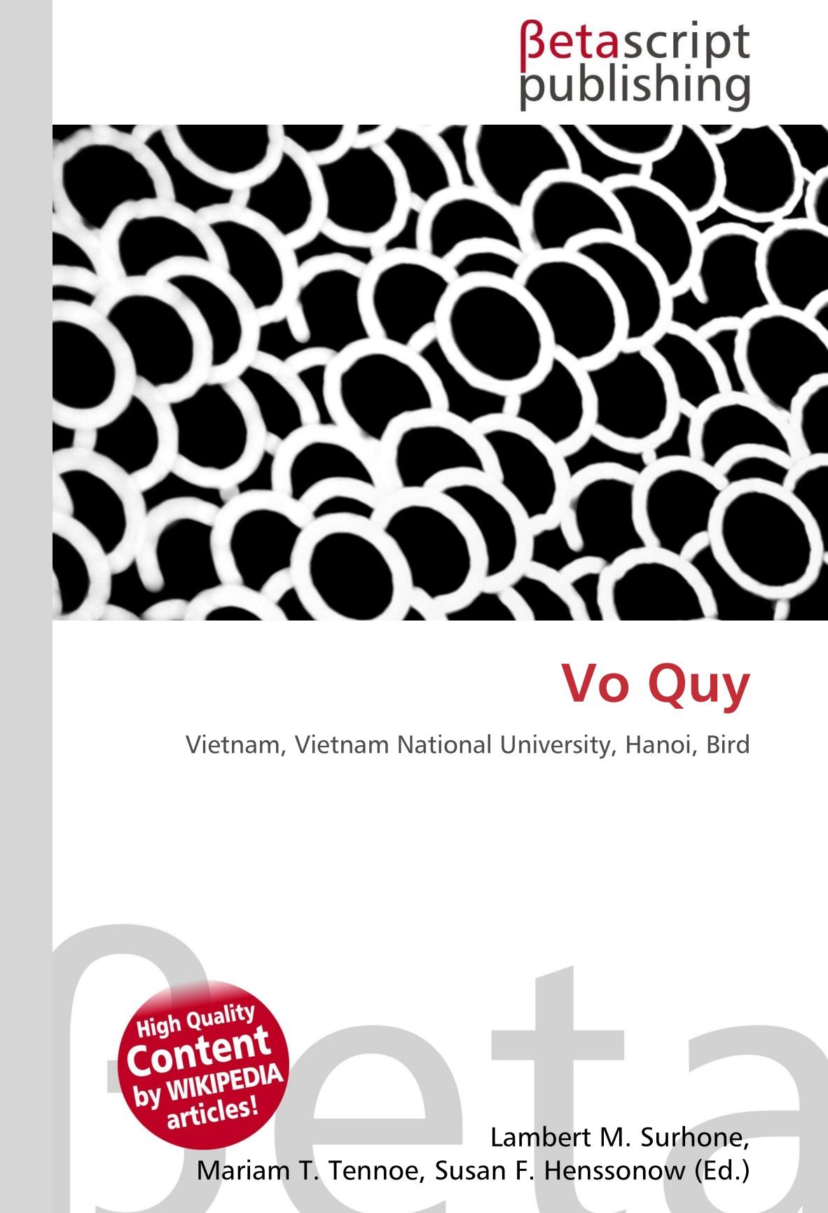 Vo Quy: Vietnam, Vietnam National University, Hanoi, Bird