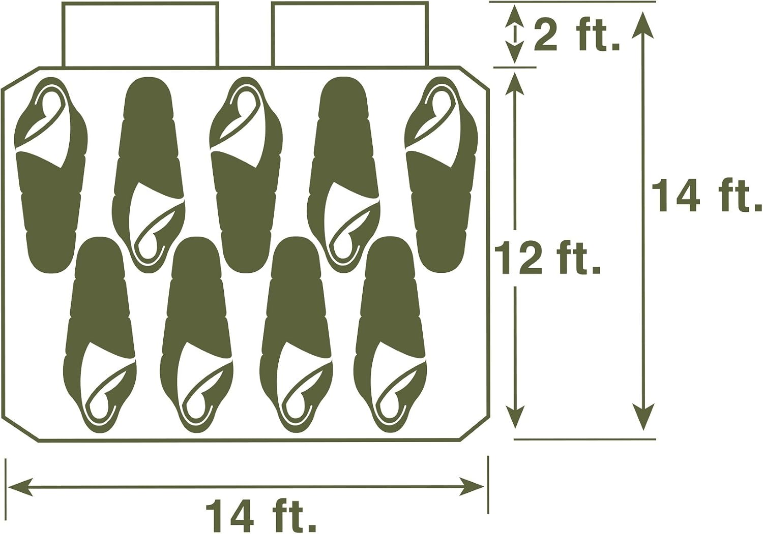 Wenzel Kodiak 9 Person Tent