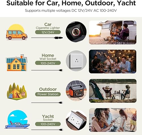 Miniatura 6 de AAOBOSI Refrigerador de coche de 12 voltios 32 cuartos (30L) RV Refrigerador portátil Congelador WIFI APP Control Refrigerador de coche Refrigerador