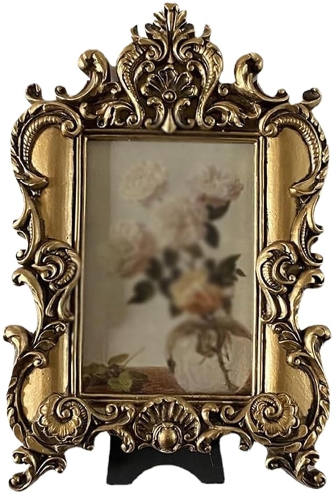 Cadre photo vintage en résine pour habiller un mur de salon vide