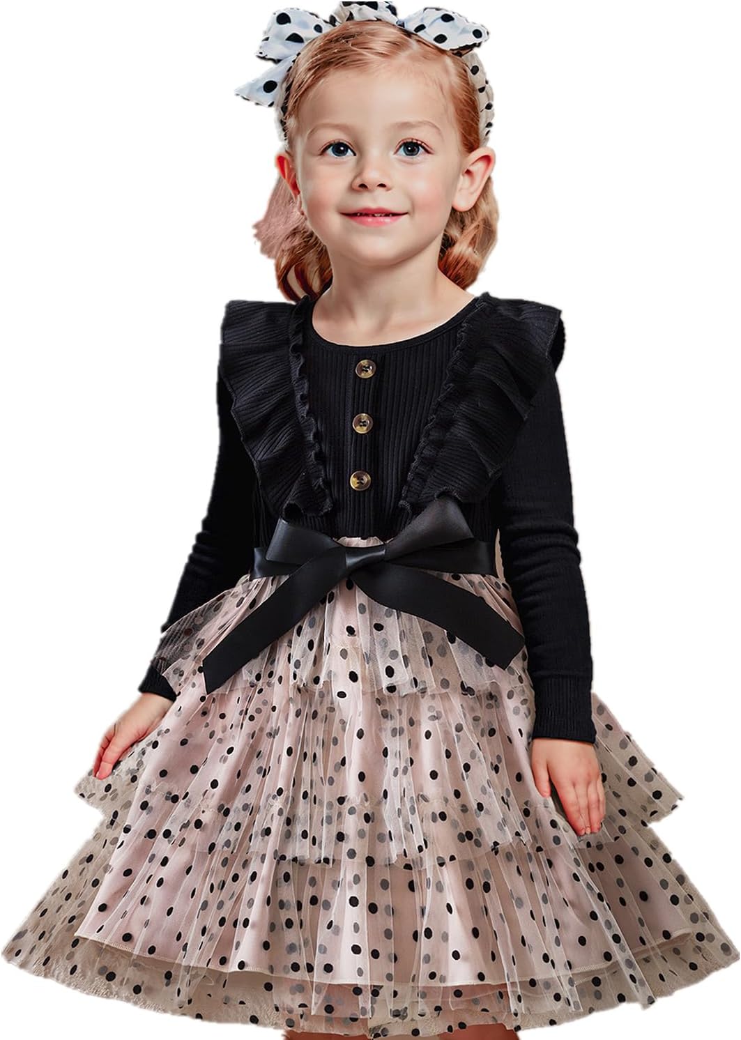 Nileafes Toddler Girl Tulle Dress Girls Tutu Princess Casual Dresses - Image 2