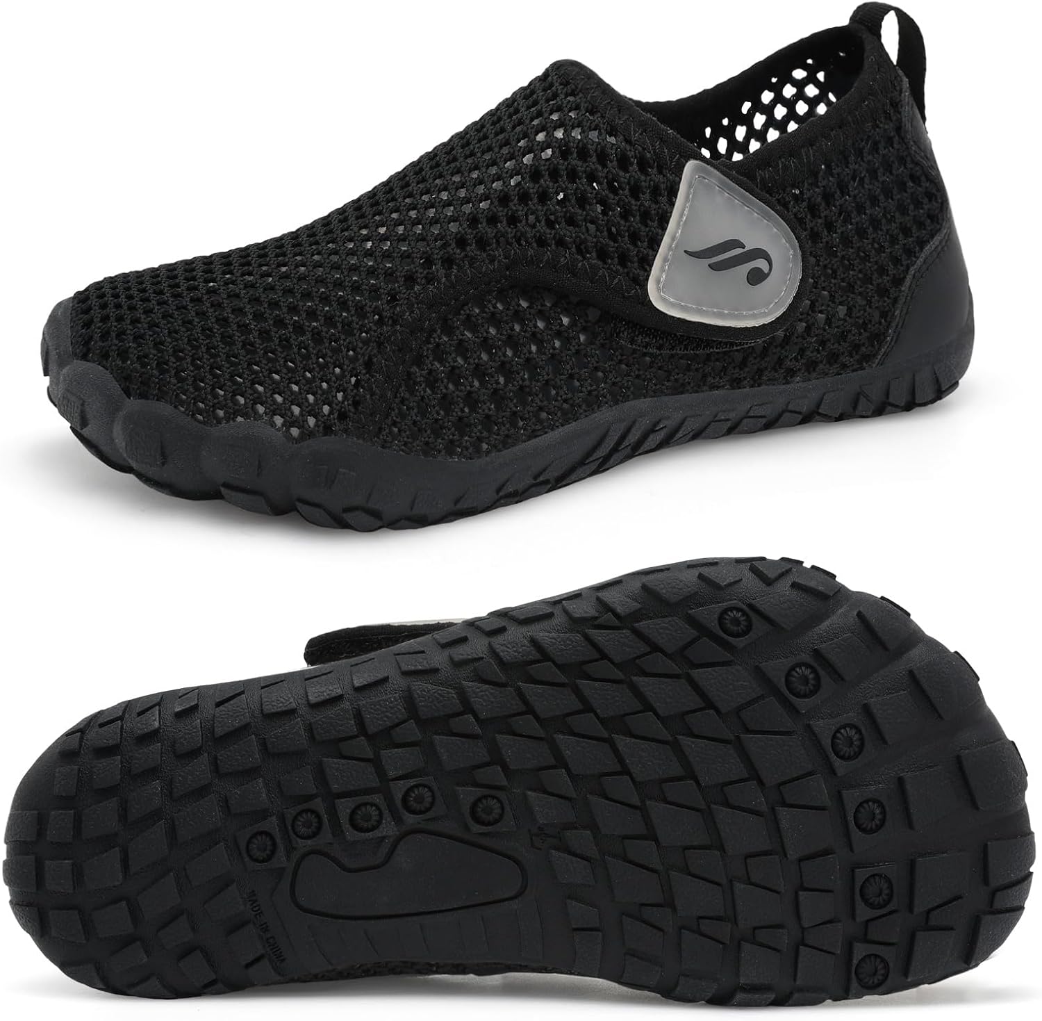 JIASUQI Kids Water Shoes for Boys Girls Barefoot Swim Beach Shoes Quick Dry Hiking Shoes Sneakers for Kids