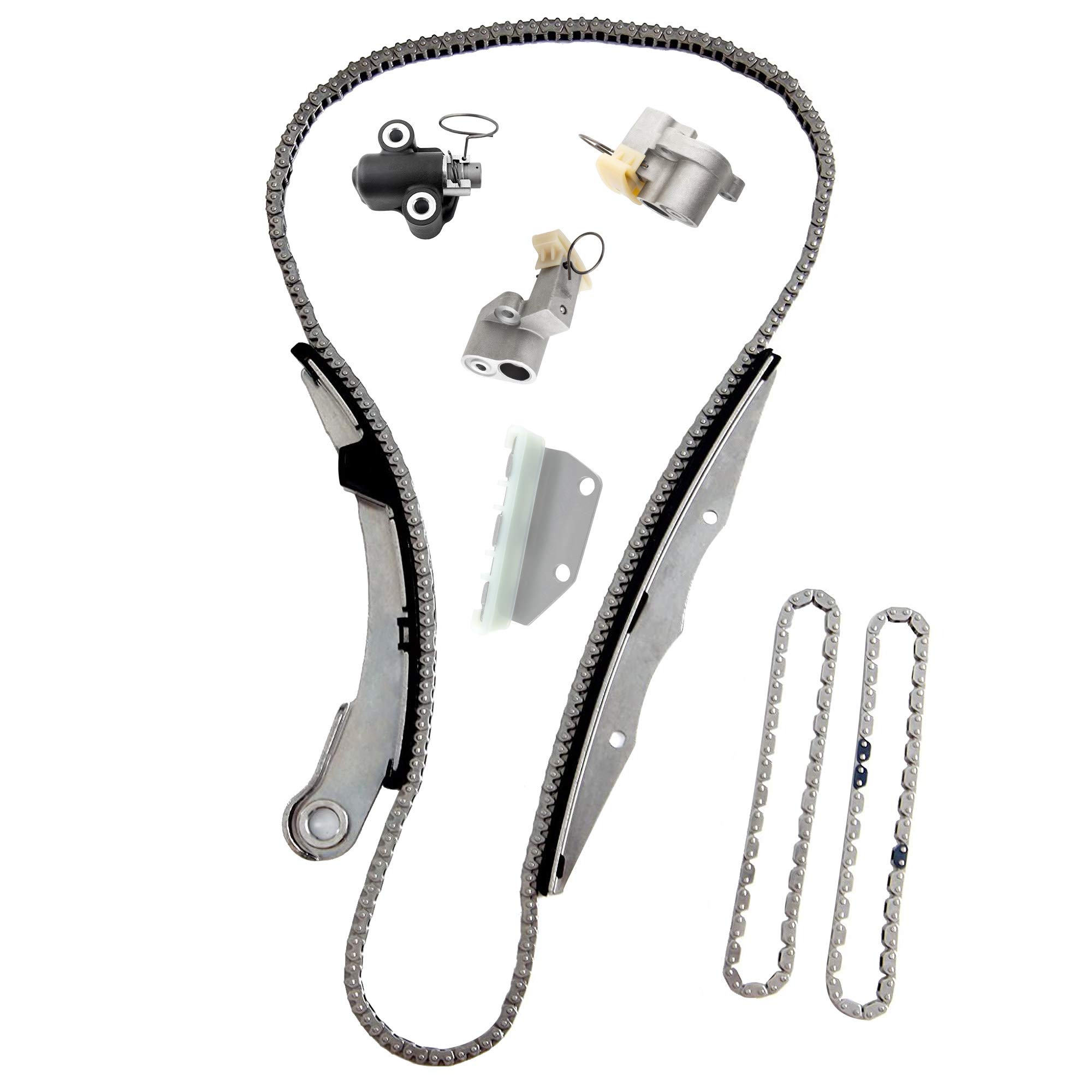 BOXI Timing Chain Kit Compatible for Nissan Frontier 2006 2007 2008 2009 2010 / Pathfinder Xterra 2005 2006 2007 2008 2009 2010 (4.0L V6 GAS, ENG. CODE "VQ40DE") Replace # TKNI042 TK10670 TK3042