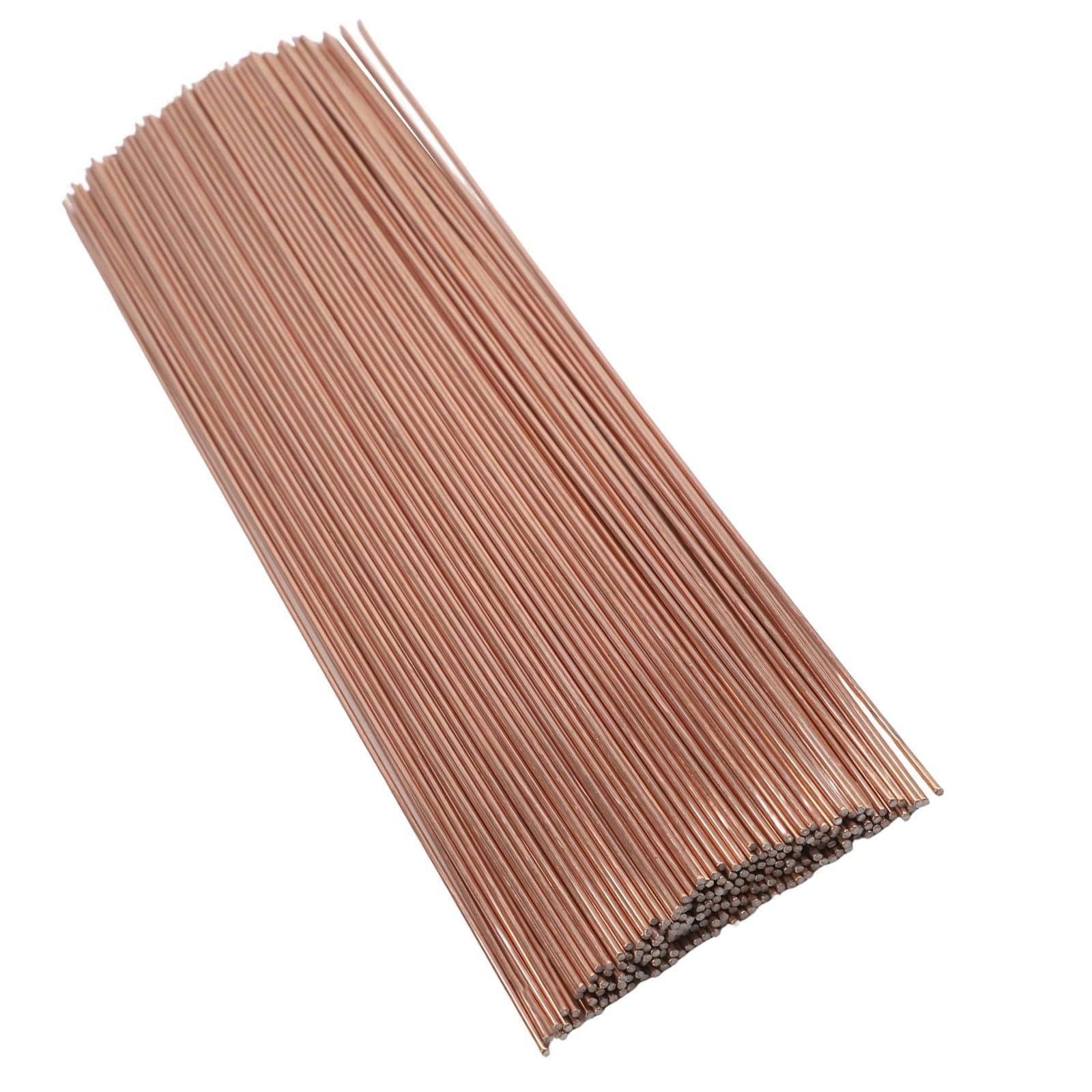 ER70S-6 TIG Saldatura Bacchette 1.6/2.0/2.5/3.2mm per acciaio al carbonio bassa lega, basso spruzzo ad alta plasticità filo rivestito di rame 1kg