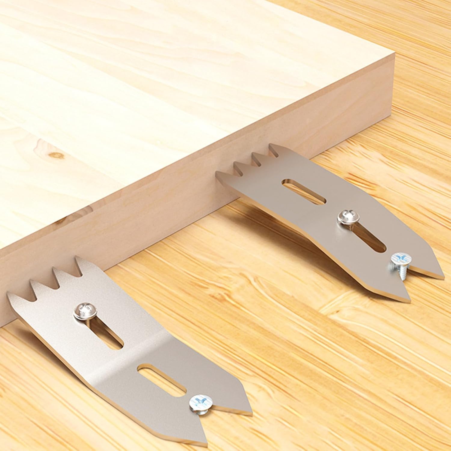 4Pcs Woodworking Limit Clamp Set, Clamping Dogs for Slab Flattening Mill, Aluminum Alloy Wood Board Fixing Clamp Fastening Positioning Plate tool for Accurate Positioning