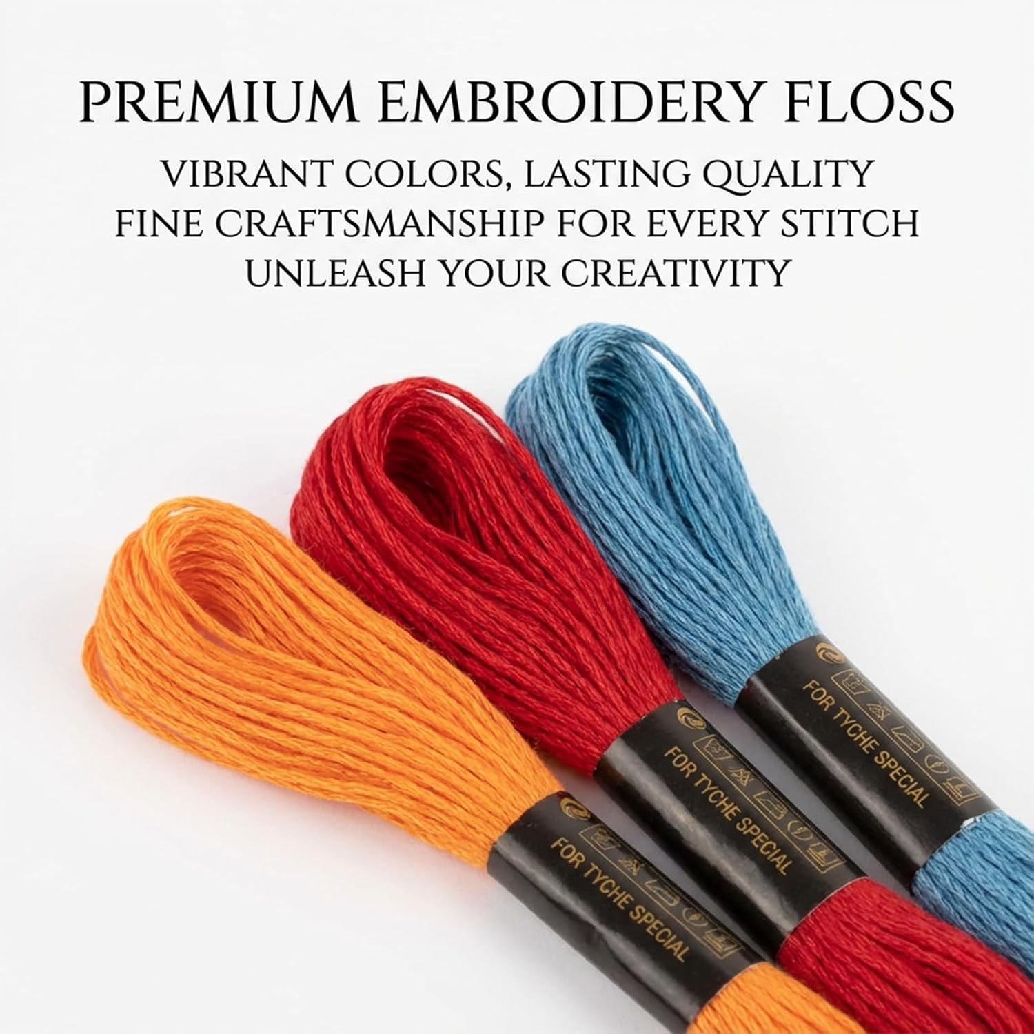Sukh 100 Colors Embroidery Floss, Variegated Cross Stitch Thread Bulk, Hand Embroidery & Crewel Thread for Embroidery, Sewing & DIY Craft Projects