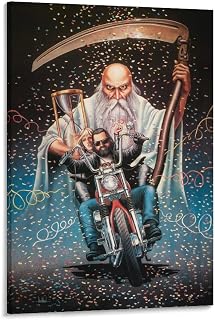 David Mann Motorcycle Art Print Posters (33) Wall Art Painting Canvas Living Room Prints Bedroom Decor 12x18inch(30x45cm)