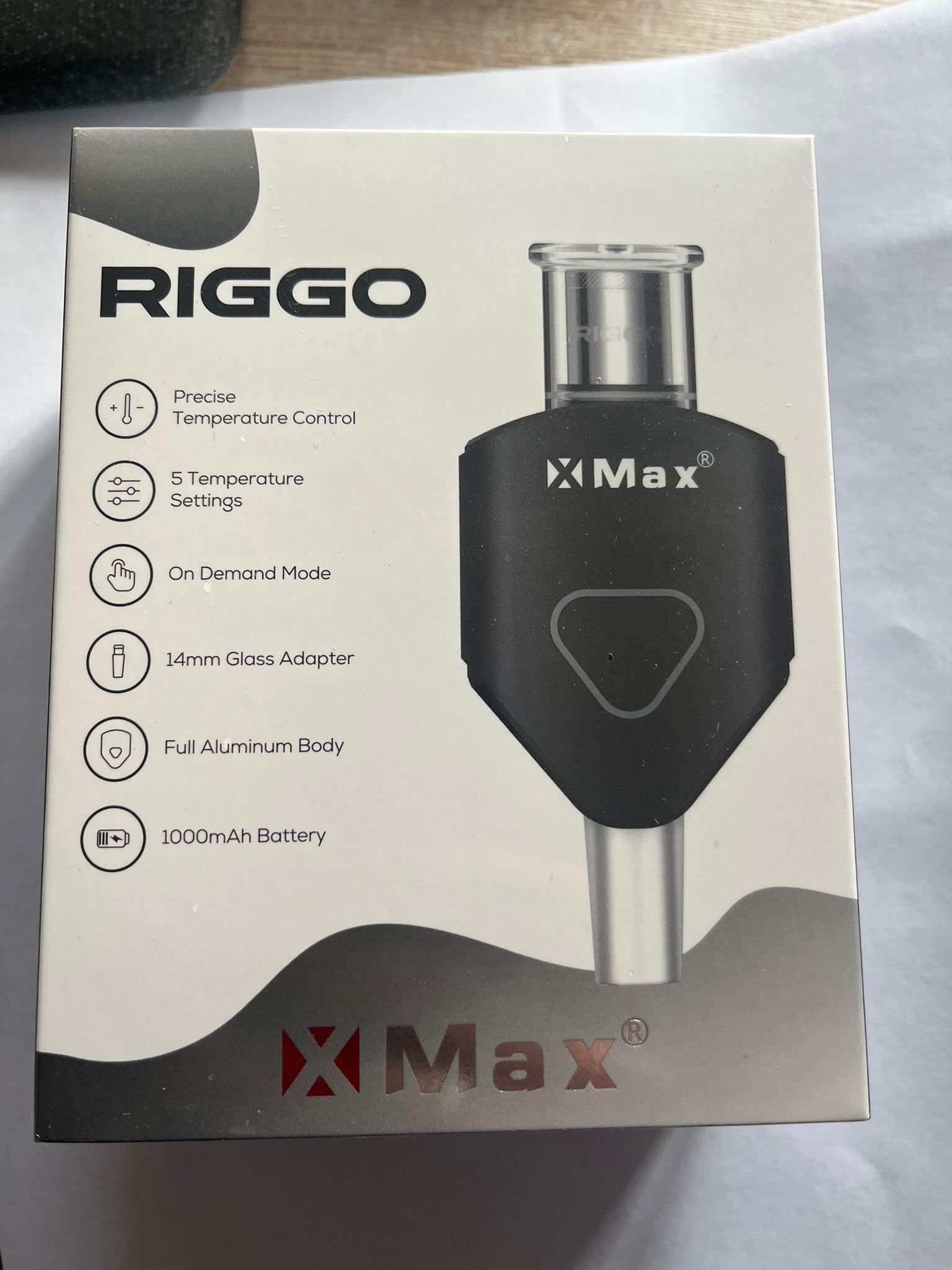 XMAX Riggo (Schwarz), Verdampfer