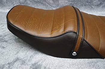 Amazon | ゼファー400前期 タックロール (茶レザー ツートン