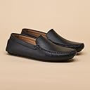 Campus ELAN Men's Moccasins | ELAN-19 Black gallery image