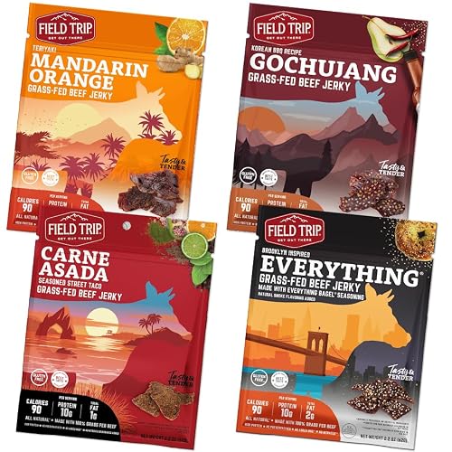 Field Trip Grass Fed Beef Jerky Variety Pack