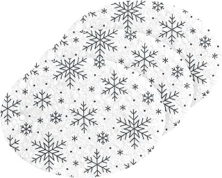 susiyo Black White Snowflakes Scrub Sponges Multi-Use Scrubbing Sponge for Cleaning Kitchen Washing Dishes & Bathroom (Set of 3)