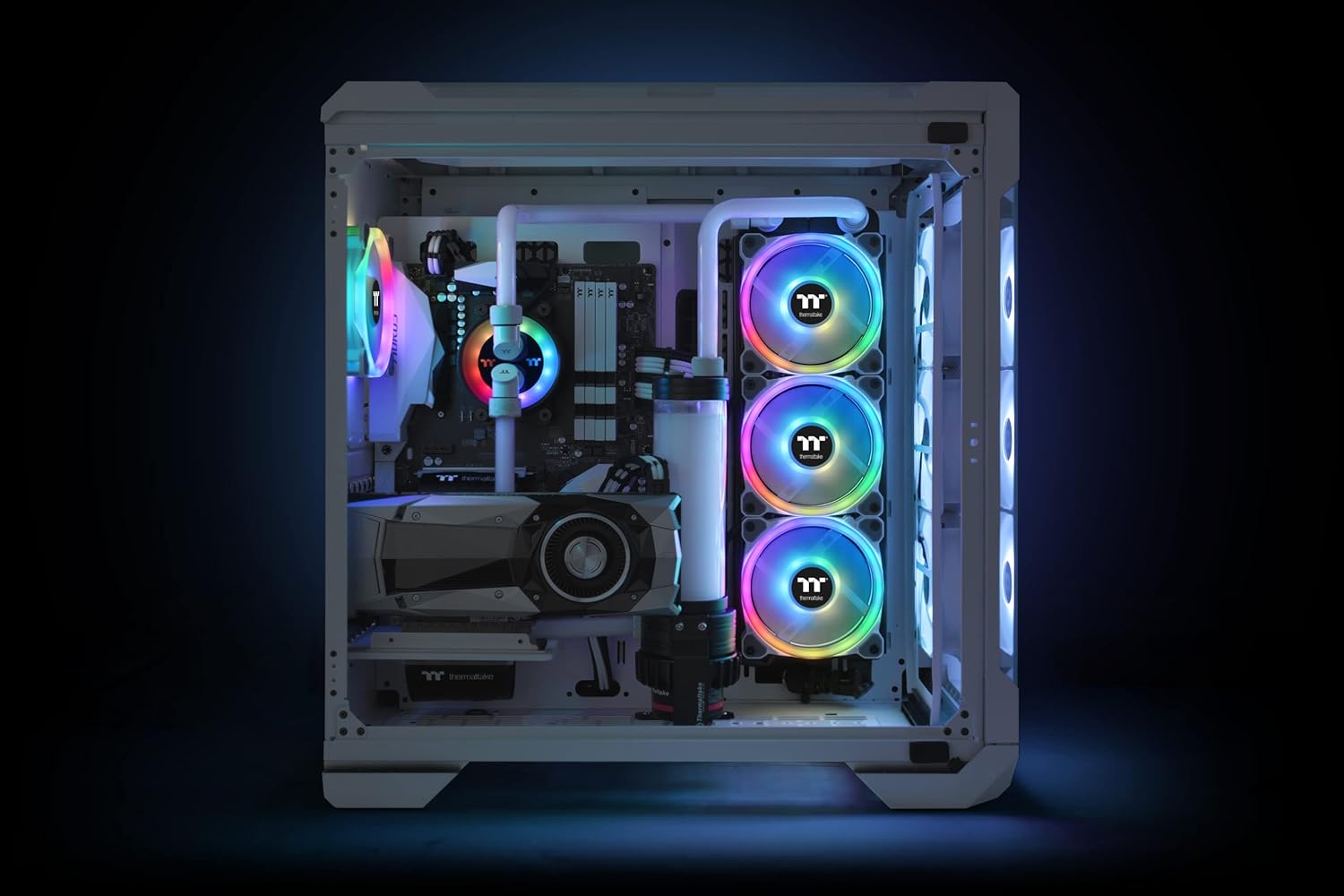 Thermaltake Riing Trio 12 RGB Radiator Fan White Tt Premium Edition, W128278342 (Fan White Tt Premium Edition Universal 12 Cm 3 Pc(S))