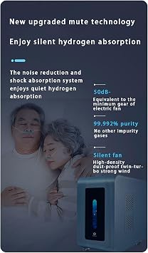 Hydrogen Inhaler Hydrogen Inhaler 900(600 H+300 O) ml/min Hydrogen Inhalation Generator 99.99% High Purity PEM Ionizer Hydrogen Water Generator for Home
