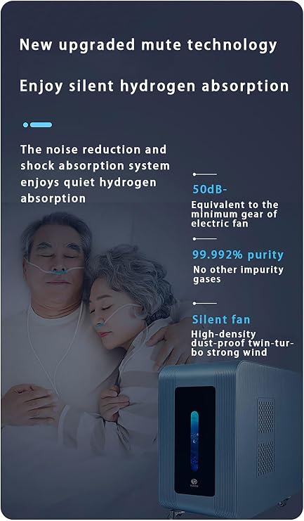 Hydrogen Inhaler Hydrogen Inhaler 900(600 H+300 O) ml/min Hydrogen ​Inhalation Generator 99.99% High Purity PEM Ionizer Hydrogen Water Generator for Home