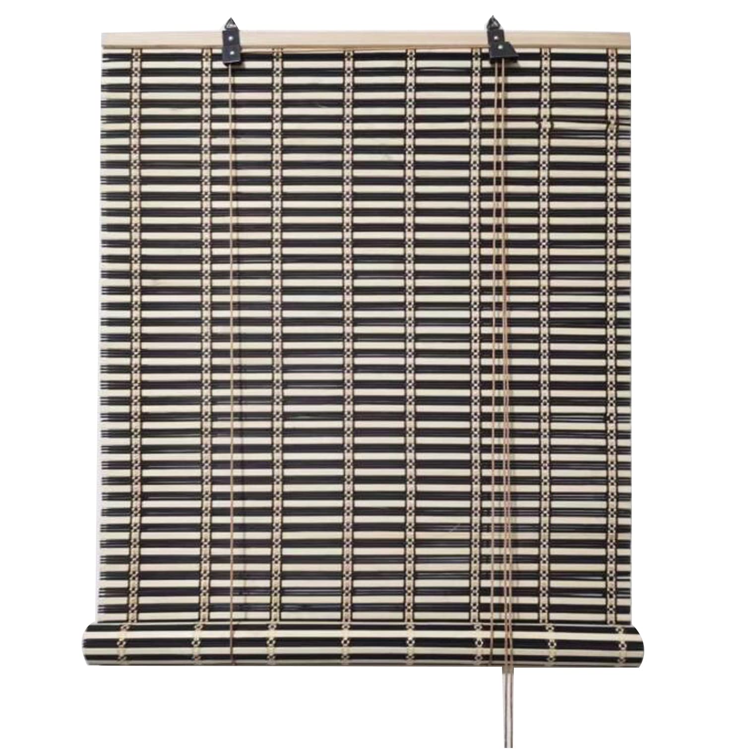 Store enrouleur en bambou naturel tamisant et occultant sur mesure