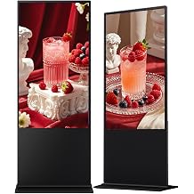 Vertical Digital Signage Displays,43/49" Ips Screen,1920 * 1080,Smart Split Screen,178  Viewing Angle,Loop Playback,Built-In Speakers,Usb/Hdmi/Rj45,Android 10.0,Timed On/Off 49in