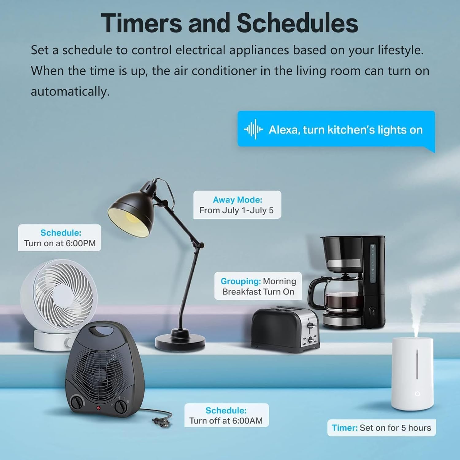 Jinvoo Matter Smart Plug - 4 Pack, Remote Control, Timer, 2.4G Wi-Fi Only, Works with Apple Home, Siri, Alexa, Google Home, SmartThings