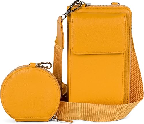 styleBREAKER Ladies Bag Set 2-Piece Mini Pouch with Mobile Phone Pouch and RFID Protection, Shoulder Bag, Mobile Phone Bag, Crossbag 02012385
