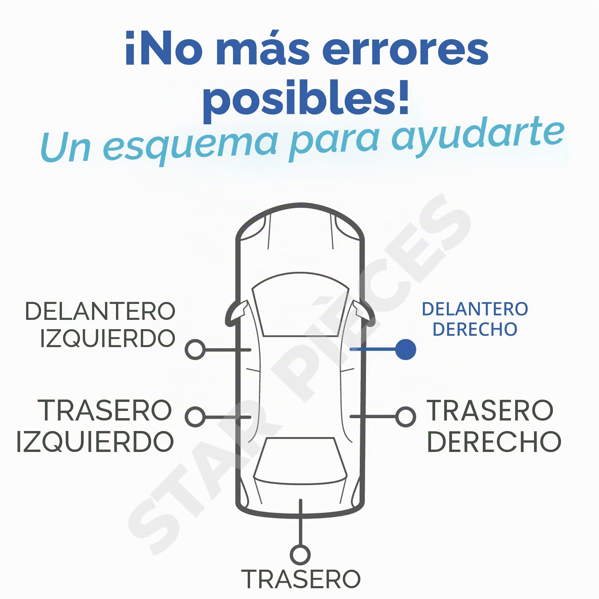 STARKIT PERFORMANCE Elevalunas compatible para Seat Altea y Seat Toledo (2004-2015) DELANTERO DERECHO (pasajero) 5P0837462