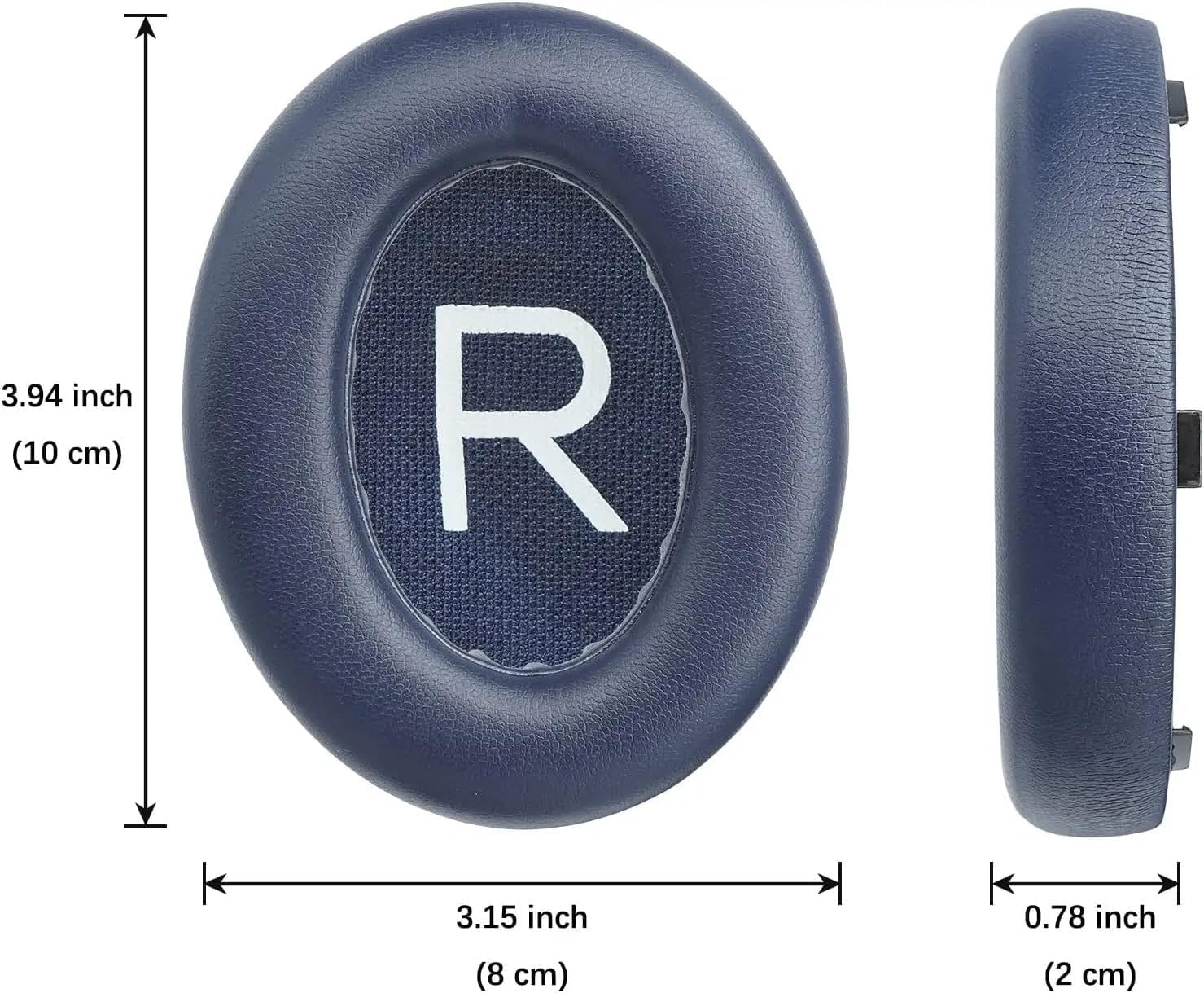 Earpads Cushions for Bose 700 Noise Cancelling Headphones (NC700) - Ear Pads Replacement with Softer PU Leather, Luxurious Memory Foam, Extra Durable Ear Cushions (1 Pair Blue Earpads) image 2