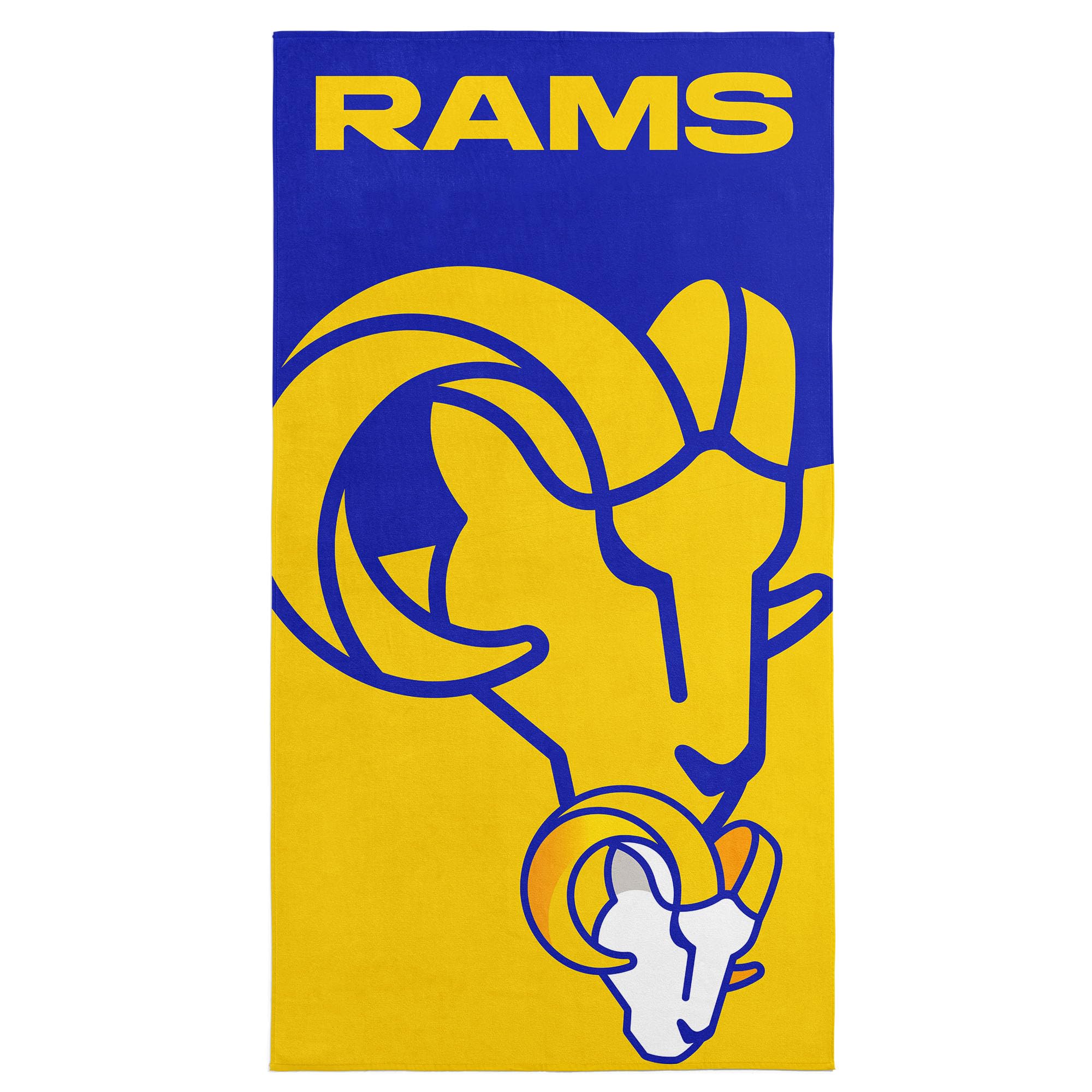 Northwest NFL Los Angeles Rams Microfiber Beach Towel, 30 x 60 Inches – Quick Dry, Sand Resistant, Lightweight, Highly Absorbent, Incisor Design
