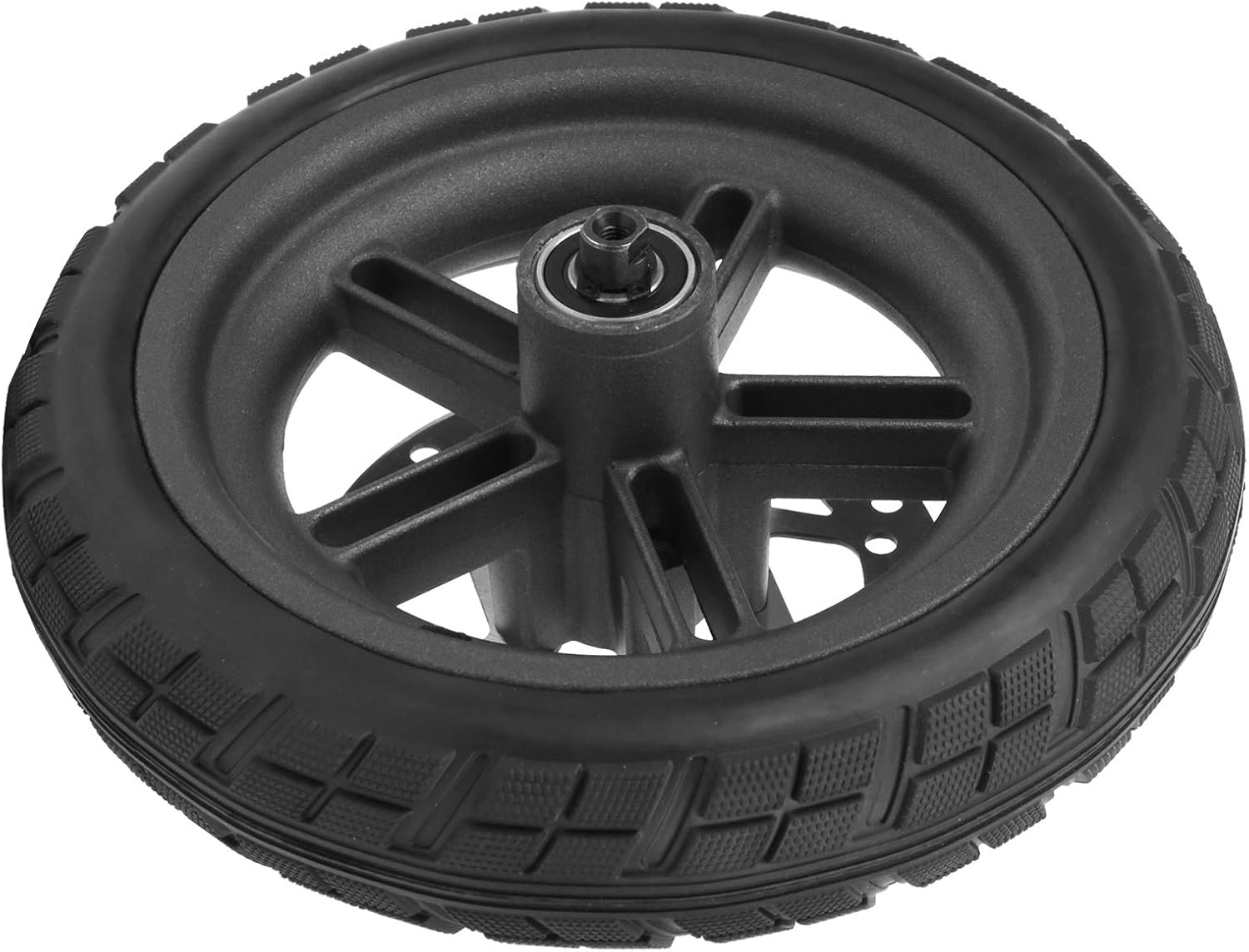 Scooter Wheel Set,Aluminum Alloy Rubber 8.5 Inch Disc Brake Rear Wheel Replacement for Scooter
