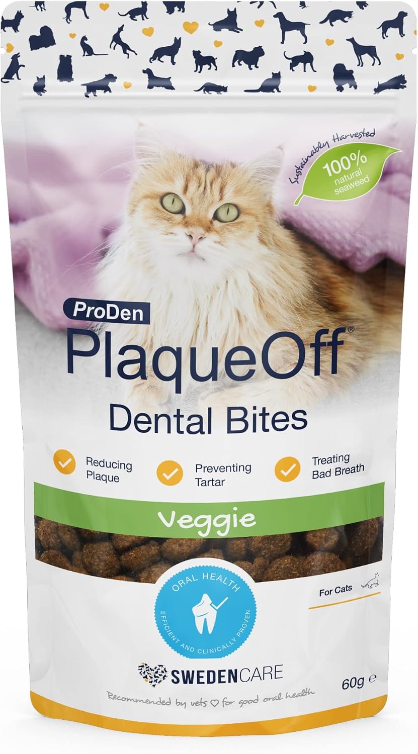 ProDen PlaqueOff Dental Bites Cat 60g