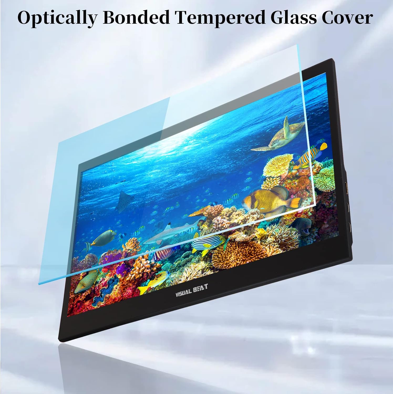 13.3” Portable USB Type-C Monitor, 1080P FHD, IPS, 100% DCI-P3, External Screen with Premium Smart Cover Dual Speakers for Xbox,PS4,Switch,Laptop,PC,Phone,Surface… - Image 6