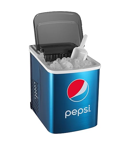Vista 2 de Curtis Pepsi ICE147PEP - Máquina de hielo de acero inoxidable (26 libras)