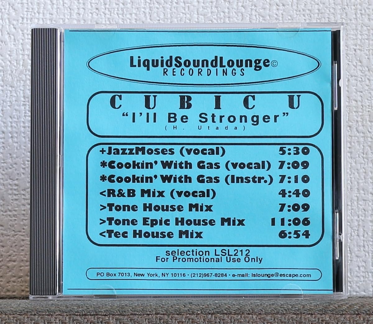 宇多田ヒカル Cubic U ‎– I'll Be Stronger Amazon.co.jp: CUBIC U 宇多田ヒカル HIKARU UTADA I'LL BE