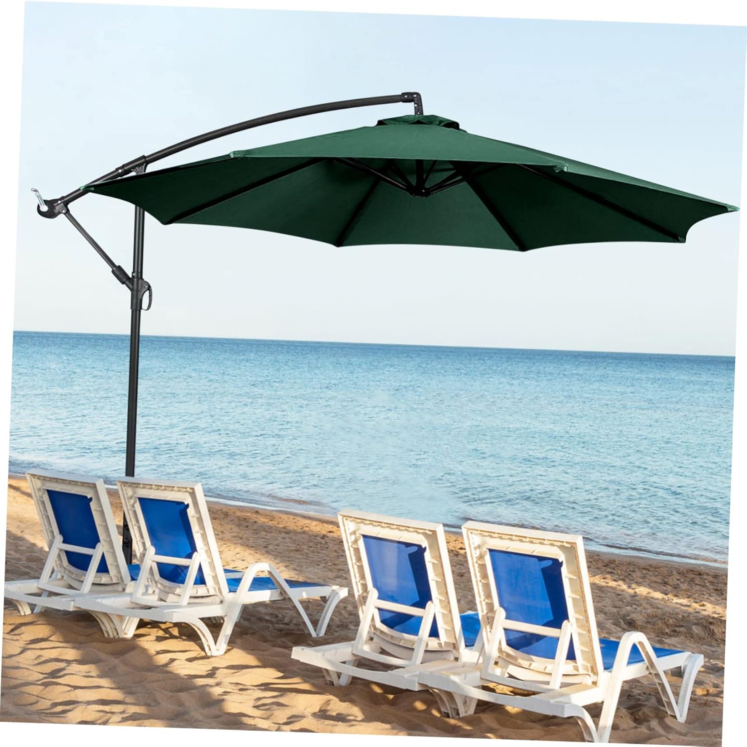 Patio Umbrella Canopy Replacement Umbrella Cover Uv Blocking Durable Fabric