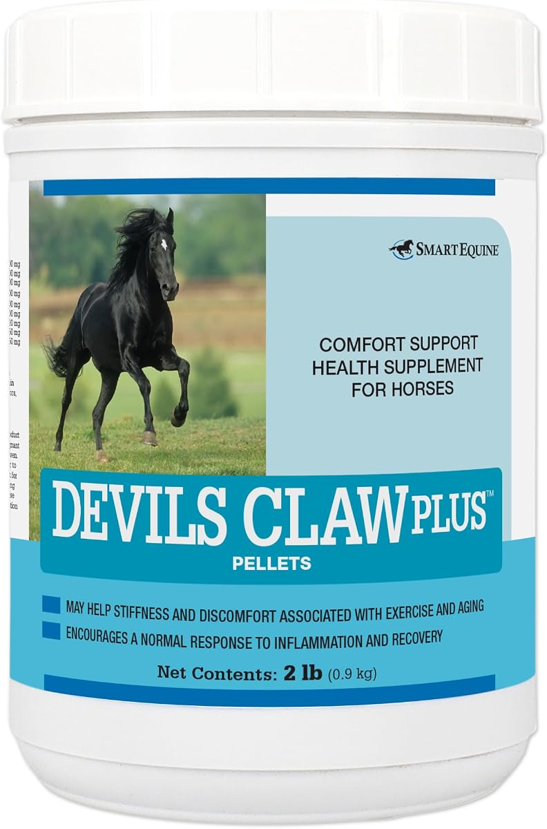 SmartEquine Devil's Claw Plus Pellets, 2 lb, 30 Servings