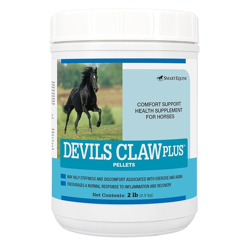 Suplemento para Equinos SmartEquine Devil's Claw Plus em Pellets, 907 g, 30 Porções