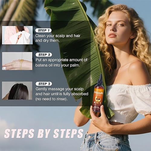 Miniatura 7 de Aceite de batana para el crecimiento del cabello, aceite de batana 4 en 1, semillas de calabaza, romero y ricino, nutre el cabello para hombres y