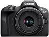 Canon EOS R100 with RF-S 18-45 mm - 24.1 MP APS-C System Camera - Dual Pixel AF 4K Video 6.5 Fps Eye & Face Detection WiFi & Bluetooth - Perfect for Capturing Precious Memories