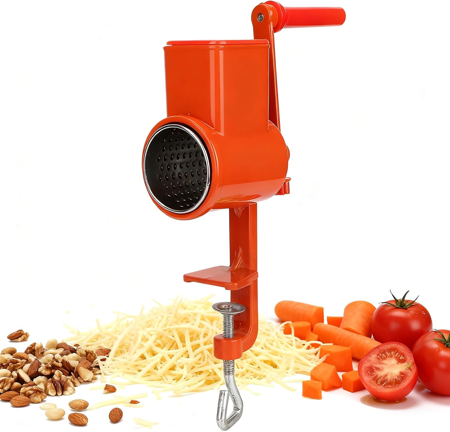 Hand Cranking Grinder, Aluminum Alloy Milling Machine Manual Coffee Grinders for Nuts Grain Corn Wheat Oats