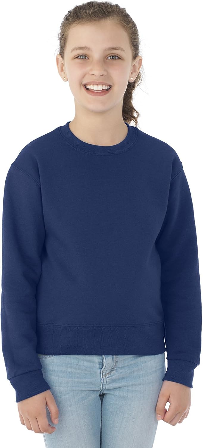 Jerzees Boys 8 Oz. NuBlend Fleece Crew: Clothing, Shoes & Jewelry