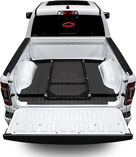 Bedslide No-Drill Truck Bed Brackets, for Truck Bed Organizer, Fits Chevy Silverado and GMC Sierra, Years 2014-2018, 5'6" Truck Bed, Black