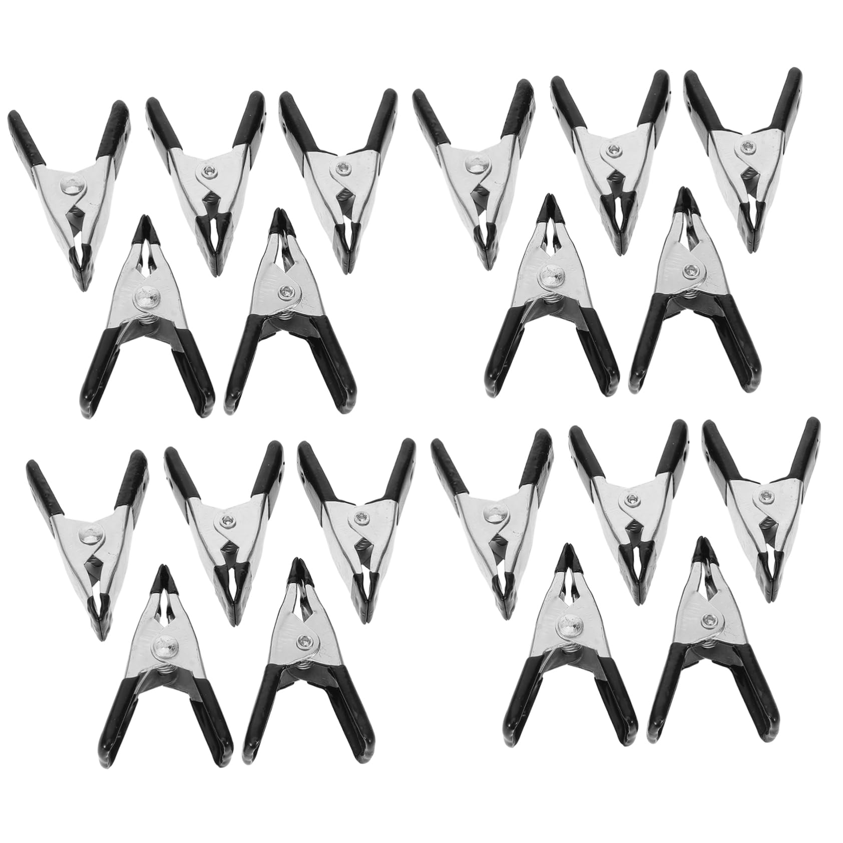 Tofficu 4 Set Clip Per Fondali Pinze Heavy Duty Per Fotografia Fermagli Per Tessuti Resistente E Leggeri Accessori Pratici Per Studio Fotografico 20 Pezzi*4