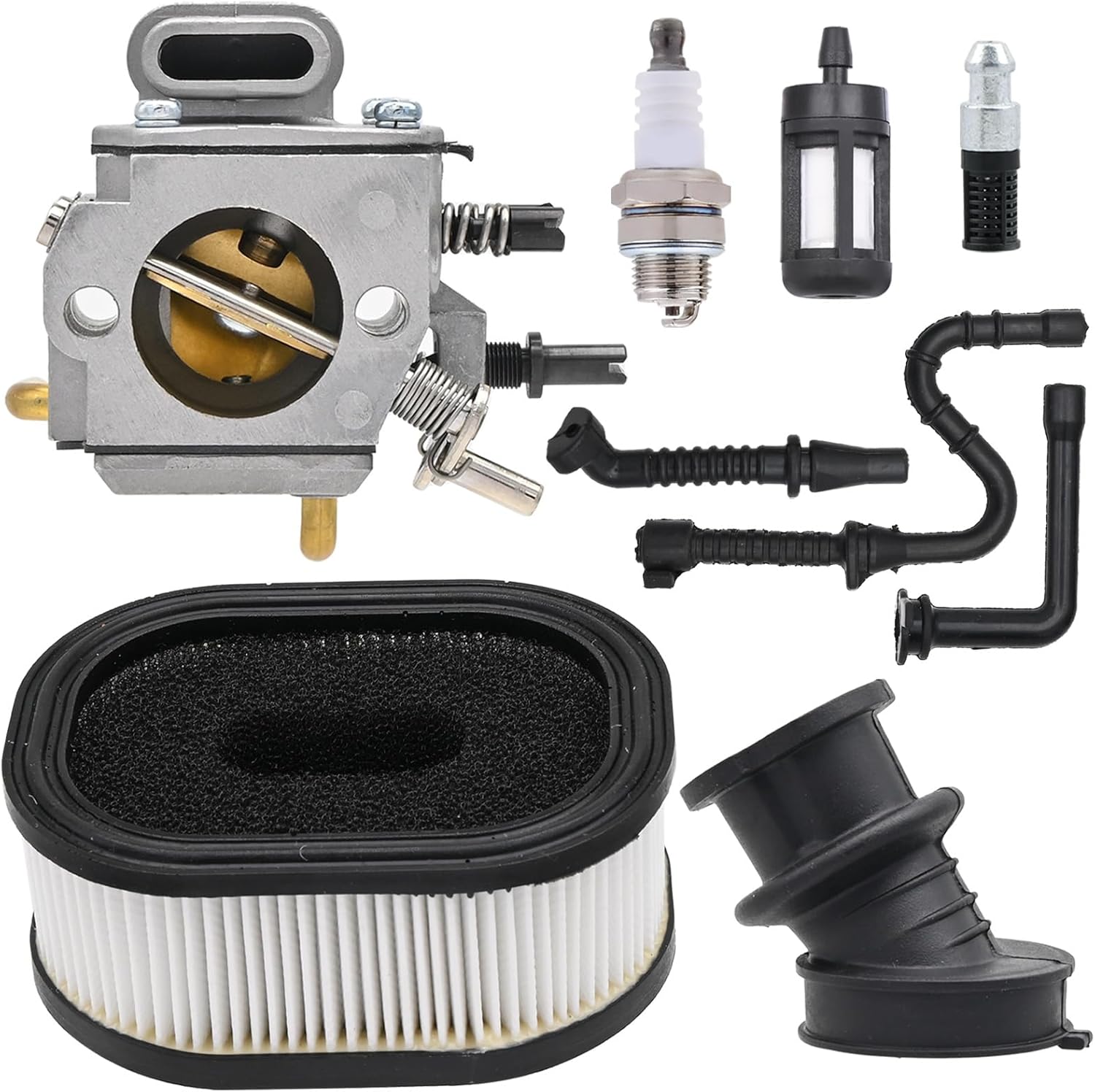 MS440 MS460 Carburetor for Stihl 044 046 MS 440 460 Chainsaw with Air Filter Fuel Filter Fuel Line Repower Kit