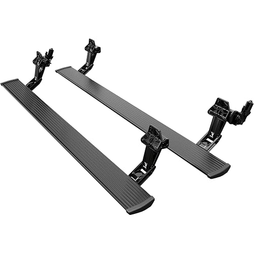 RealTruck AMP Research PowerStep Plug-N-Play Retractable Electric Truck Steps with LED Step Lights | Fits 2019 - 2024 RAM 1500 | 76240-01A