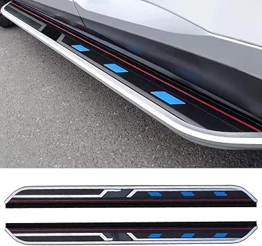 Running Boards for KGM SsangYong Torres 2023-2026, 2PCs Aluminum Fixed Side Steps | No Drill Bolt-On Kit | DIY Project SUV Rail Board Accessories Silvery 1 Set XL