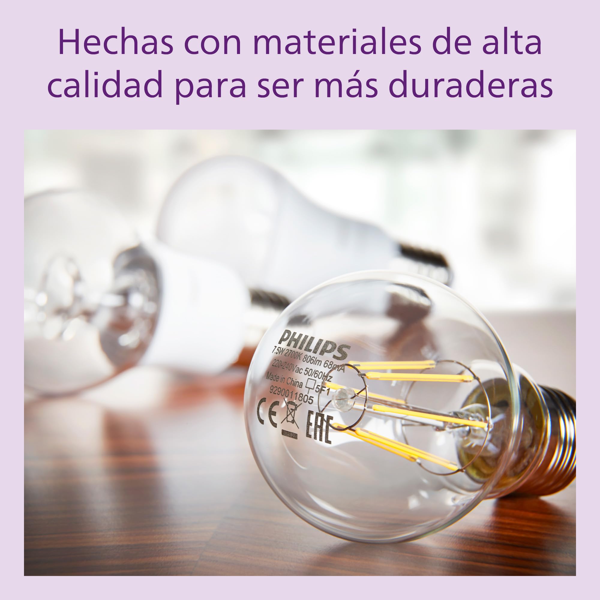 Philips - Bombilla LED Cristal, 200W, E27, Estándar, Mate, Luz Blanca Cálida, No Regulable