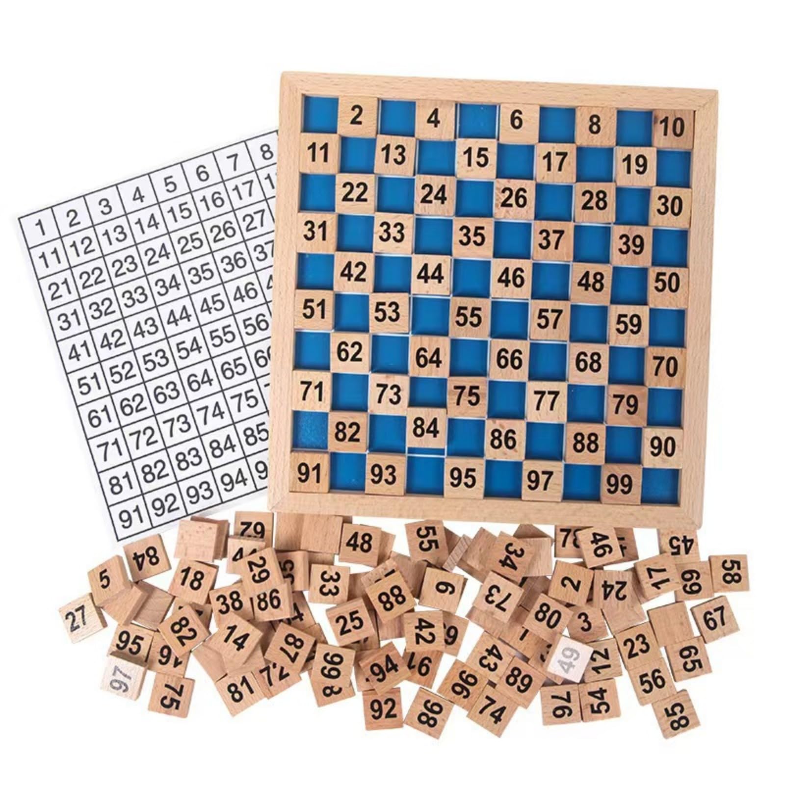 Amazon.co.jp: さんすうセット 算数ブロック ビンゴセット 教具 100