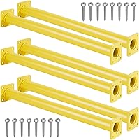 Vista 10 de Juego de 6 barras de mono para patio trasero, peldaños de escalera de metal para juegos, asas de escalada de seguridad para patio de juegos al aire