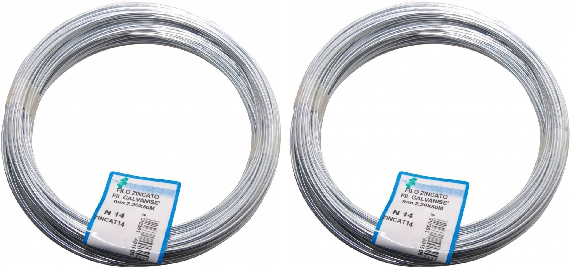 Fil galvanisé pour tension acier Ø 2.2 mm bobine clôture zincat14