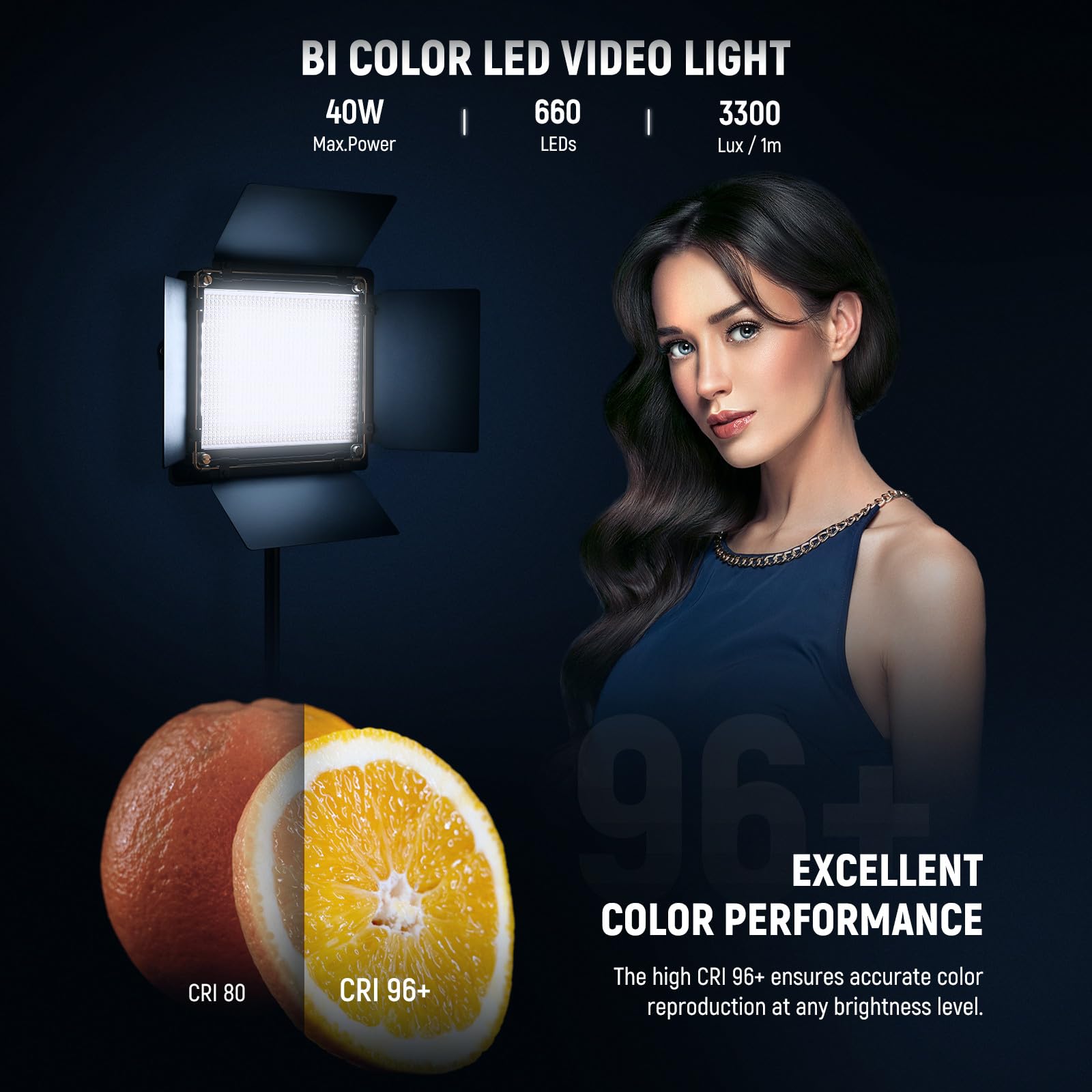 Amazon.com : NEEWER Bi Color LED Studio Light with Tripod Stand