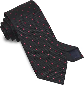 3" Polka Dots Tie for Men, Skinny Mens Necktie for Wedding Groomsmen